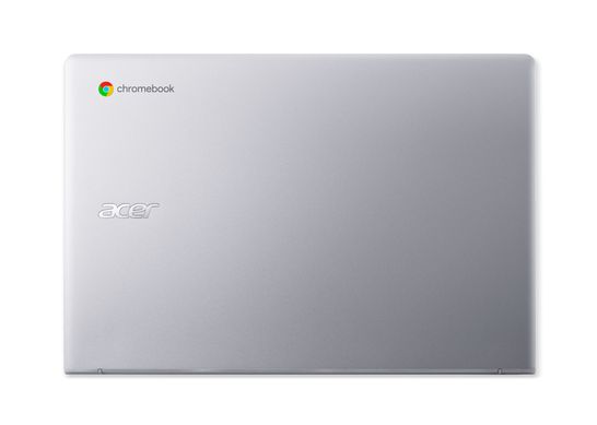 Acer Ноутбук Chromebook CB314-4H 14" FHD IPS, Intel C N100, 8GB, F128GB, UMA, ChromeOS, сріблястий NX.KNBEU.001 фото