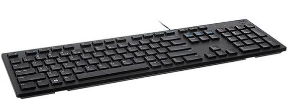 Клавiатура Dell Multimedia Keyboard-KB216 Ukrainian (QWERTY) - Black 580-AHHE фото