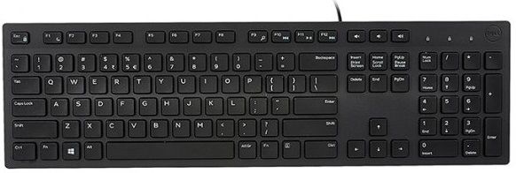 Клавиатура Dell Multimedia Keyboard-KB216 Ukrainian (QWERTY) - Black 580-AHHE фото