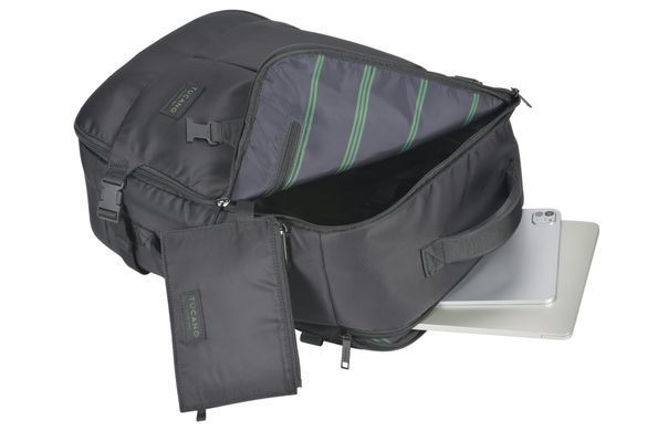Tucano Рюкзак дорожній Tucano TUGO Premium ML 18", 28.5л, чорний BKTUGP-ML-BK фото