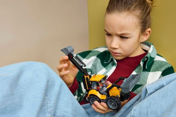 LEGO Конструктор LEGO City Жовтий екскаватор-навантажувач 60480 фото