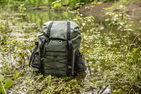 Рюкзак Neo Tools, туристический, водонепроницаемый, 30л, 600D PVC, 63х32х18см 63-131 фото