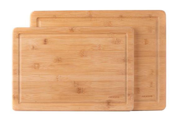 Доска кухонная Ardesto Midori с желобом, 35.5*25*1.5 см, бамбук AR1435BG фото