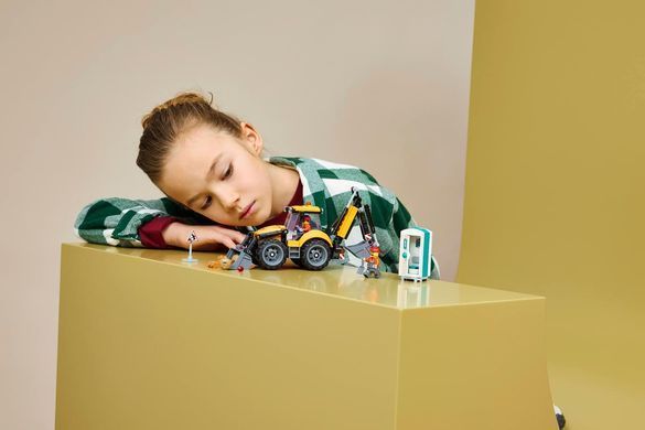 LEGO Конструктор LEGO City Жовтий екскаватор-навантажувач 60480 фото