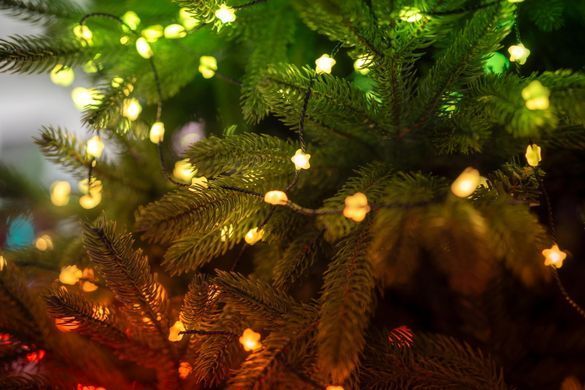 Twinkly Гірлянда Smart LED Twinkly Strings Star RGB 100 IP20 6м USB-C кабель прозорий без БЖ TWKS100RGB-T фото