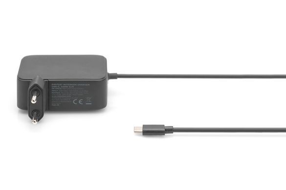 Digitus Зарядний пристрій notebook USB-C, 100W GaN DA-10072 фото