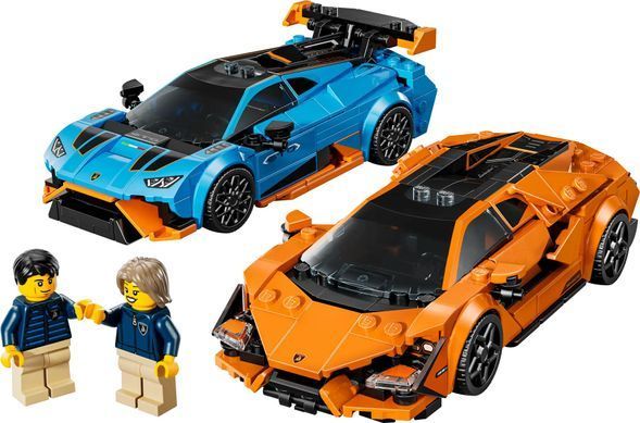 LEGO Конструктор Speed Champions Lamborghini Revuelto и Huracan STO 77238 фото