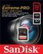SanDisk Карта памяти SD 32GB C10 UHS-I U3 R100/W90MB/s Extreme Pro V30 1 - магазин Coolbaba Toys