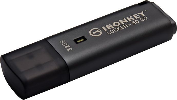 Kingston Накопичувач Kingston 32GB USB 3.2 Type-A Gen1 IronKey Locker+ 50 G2 IKLP50G2/32GB фото
