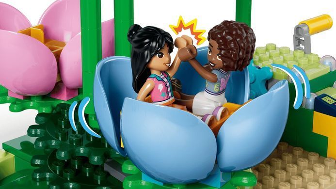 LEGO Конструктор LEGO Friends Карусель із квітами й чашками та казкова фотобудка 42702 фото