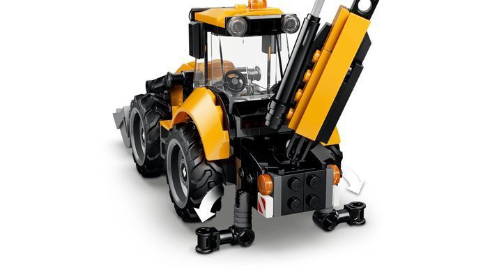 LEGO Конструктор LEGO City Жовтий екскаватор-навантажувач 60480 фото
