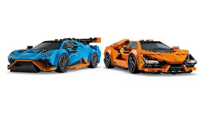 LEGO Конструктор Speed Champions Lamborghini Revuelto и Huracan STO 77238 фото
