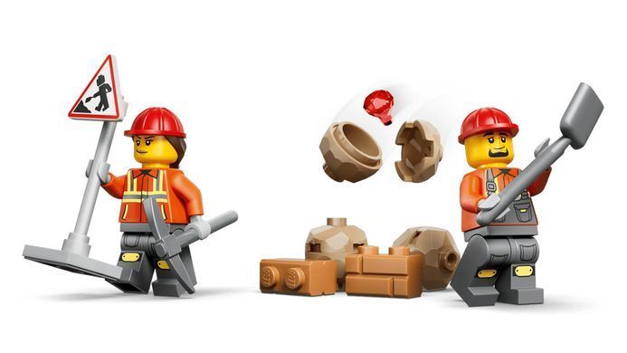 LEGO Конструктор LEGO City Жовтий екскаватор-навантажувач 60480 фото
