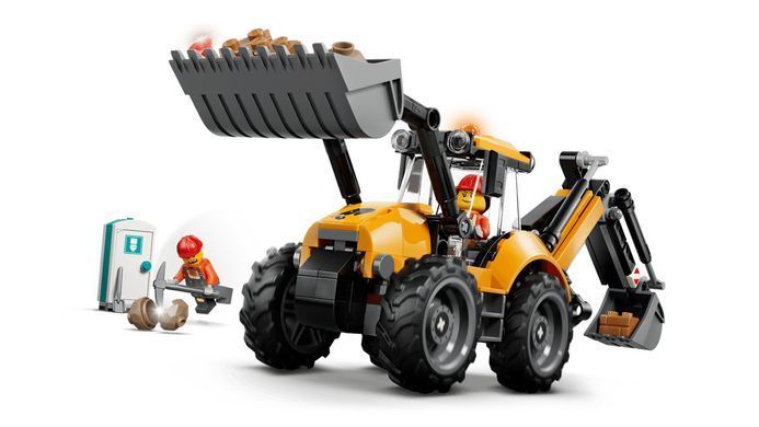 LEGO Конструктор LEGO City Жовтий екскаватор-навантажувач 60480 фото