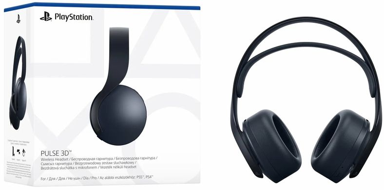 Гарнітура PlayStation PULSE 3D Wireless Headset Black 9834090 фото