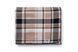 ARDESTO Плед Fleece, 130x160 см, 100% поліестер, клітинка коричнева