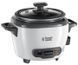 Russell Hobbs Рисоварка, 200Вт, чаша-0,7л, механічне керування, знімна кришка, нерж. сталь, чорно-біла 1 - магазин Coolbaba Toys