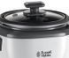 Russell Hobbs Рисоварка, 200Вт, чаша-0,7л, механічне керування, знімна кришка, нерж. сталь, чорно-біла 4 - магазин Coolbaba Toys