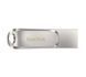 SanDisk Накопичувач 512GB USB 3.1 Type-A + Type-C Dual Drive Luxe Срібний 1 - магазин Coolbaba Toys