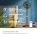 Philips Вентилятор Philips напольный Series 3000, 40см, 48Вт, управление сматфоном, регулировка высоты, черный