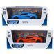 Автомодель - CHEVROLET CORVETTE Z06 2023 (оранжевый, светло-голубой) 6 - магазин Coolbaba Toys