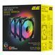 2E Gaming Комплект вентиляторов 2E GAMING Air Cool ACF120MB-ARGB, 3x120мм, 2000rpm, 4pin PWM +5VARGB, 20.5dBa, чёрный 12 - магазин Coolbaba Toys