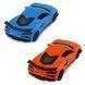 Автомодель - CHEVROLET CORVETTE Z06 2023 (оранжевый, светло-голубой) 12 - магазин Coolbaba Toys
