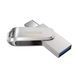 SanDisk Накопичувач 512GB USB 3.1 Type-A + Type-C Dual Drive Luxe Срібний 9 - магазин Coolbaba Toys