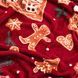 ARDESTO Плед Christmas Flannel 160х200см, 100% полиэстер, имбирные домики