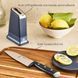 Tefal Кухонний ніж шеф-кухаря Tefal EverSharp, 2предмети, 16.5см, нержавіюча сталь, бакеліт, чорний 8 - магазин Coolbaba Toys