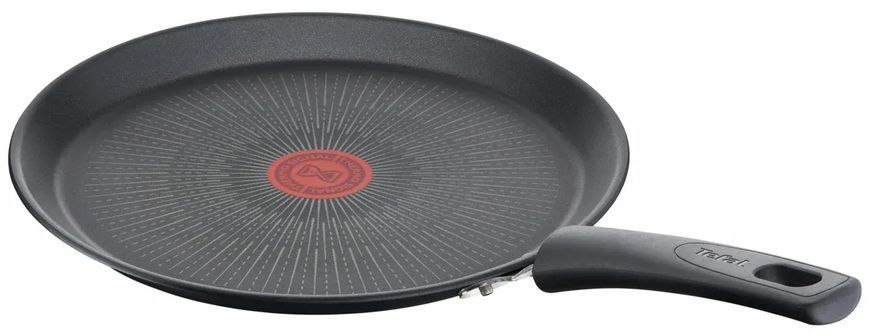 Сковорода Tefal Unlimited для блинов, 25см, покрытие Titanium Extra, индукция, Thermo-Spot, алюм., чёрный G2553872 фото