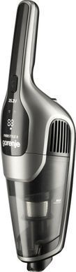 Gorenje Пылесос беспроводный, 165Вт, конт пыль -0.6л, автон. раб. до 60мин, HEPA, 2 в 1, подсветка, индикатор, щетка- электротурбо, серый SVC252110FSIIA фото