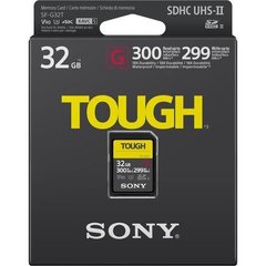 Карта пам'яті Sony SDHC 32GB C10 UHS-II U3 V90 R300/W299MB/s Tough SF32TG фото