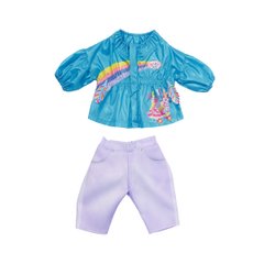 Набор одежды для куклы BABY BORN - КЭЖУАЛ СЕСТРИЧКИ (голубой) 828212-2 фото