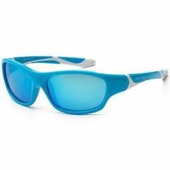 Дитячі сонцезахисні окуляри Koolsun бірюзово-білі серії Sport (Розмір: 3+) - купити в інтернет-магазині Coolbaba Toys
