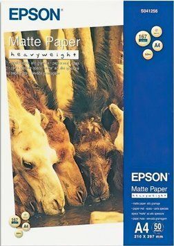 Бумага Epson A4 Matte Paper-Heavyweight, 50л. C13S041256 фото