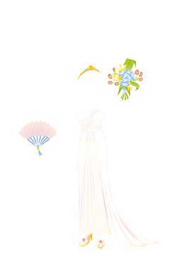 Набір для творчості Janod Модне вбрання Весільне вбрання J07840 фото