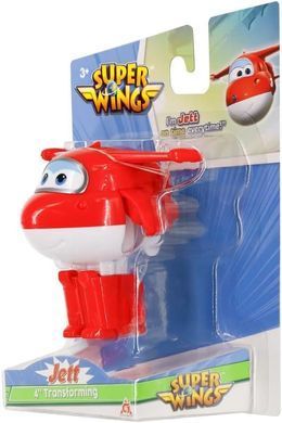Super Wings Super Wings Transformer Toy Transforming Jett, 10cm EU780621 фото