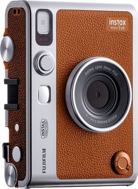 Fujifilm Фотокамера миттєвого друку INSTAX MINI EVO Brown 16812508 фото