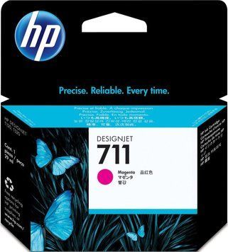 Картридж HP 711 DesignJet T120/T125/T130/T520 Magenta CZ131A фото