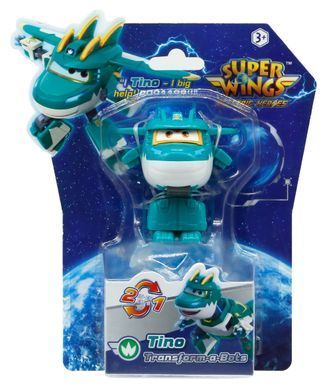 Super Wings Ігрова фігурка-трансформер Super Wings Transform-a-Bots Тіно (Tino) EU780037 фото