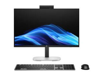 HP Комп'ютер персональний моноблок HP ProStudio 4-G1i 23.8" FHD IPS AG, Intel U5-225T, 16GB, F512GB, UMA, WiFi, кл+м, 3р, DOS, чорний BY7E5ET фото