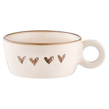 ARDESTO Soup mug Happy, 550ml, ceramic AR3084 фото