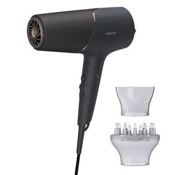 Philips Фен 5000 Series, 2300 Вт, режимов-3, дифузор, иониз-я, хол. обдув, черный BHD538/30 фото