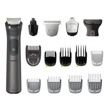 Philips Триммер Series 7000 для лица, головы, тела, акум., насадок-15, сталь, серо-черный MG7950/15 фото