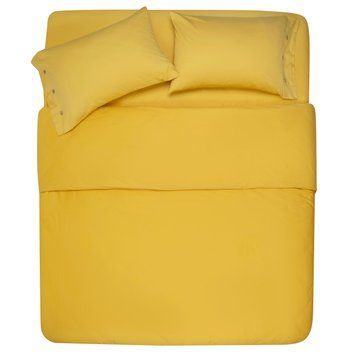 ARDESTO Простынь на резинке Mix&Match, 180x200+30см, 100% хлопок, сатин, солнечный