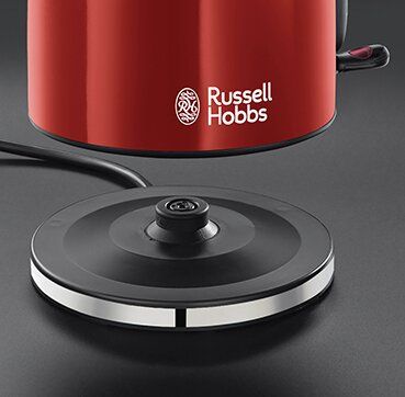 Электрочайник Russell Hobbs Colours Plus, 1.7л, металл , красно-черный 20412-70 фото