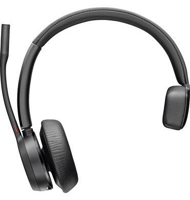 Poly Гарнитура компьютерная моно On-ear Voyager 4310-M с адаптером BT700, USB-A, Bluetooth, всенаправленный, Acoustic fence, сертификат Microsoft Teams, чёрный 77Y91AA фото