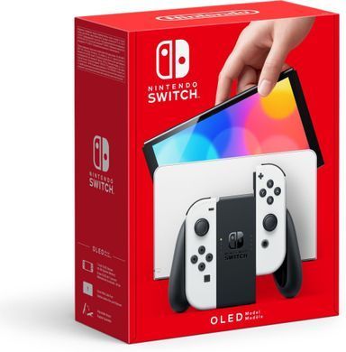 Nintendo Игровая консоль Switch OLED (белая) 45496883386 фото