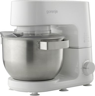 Gorenje Кухонная машина 800Вт, чаша-металл, корпус-металл, насадок-3, белый MMC800CW фото